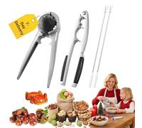 Nutcracker Chestnut Opener Set, Walnut Pliers,Portable Chestnut Cracker Clip,Walnut Hazelnut Pecan Nut Cracker, Dried Fruit Opener, Ergonomic Kitchen Tool for Easy Shelling