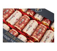 Nutcracker Christmas Crackers Pack of 8, Luxury Christmas Party Crackers Includes Party Hats, Motto, Snap and Hidden Gift, Pack of 8 Xmas Dinning Accessories