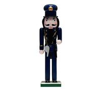 Nutcracker Christmas Decor,Policeman Nutcrackers Collectors Figures - Christmas Nutcracker Ornaments 14 Inch Wooden Figure Decorations Ornament for Festival Party