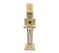 Nutcracker Christmas Decoration | 38 cm 3D Wooden Figure, Christmas Nutcracker Made of Wood for the Table - for Holidays Kitchen Dining Table Bedroom Living Room Cabinet Halloween Thanksgiving Day