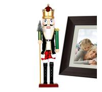 Nutcracker Christmas Decoration - 40 cm Soldier Nutcracker Figure, Christmas Decoration with Lighting and Music for Showcase, Dining Table, Kitchen, Bedroom, Living Room, Party Decoration, for Kitchen