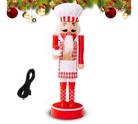 Nutcracker Christmas Decorations Lighted Tabletop Ornaments Collectible for C