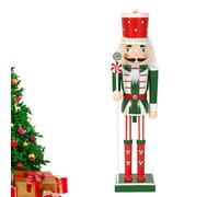 Nutcracker Christmas Decorations,Seasonal Pendants | Wooden Christmas Decorations - for Bedroom Front Door Living Room Fireplace Bookcase Holiday Photo Props Home