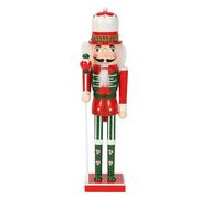 Nutcracker Christmas Ornaments - Wooden Figures,Wooden Christmas Nutcracker Decorations | for Bedroom Living Room Fireplace Bookshelf Holiday Photo Props Home Car Interior