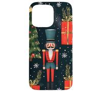 Nutcracker Christmas Pattern Xmas Case for iPhone 15 Pro Max