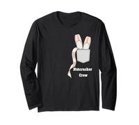 Nutcracker Crew Squad Ballet Shoes in The Pocket Ballerina Long Sleeve T-Shirt