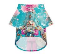 Nutcracker Cute Orchestra Dog Shirt for Dogs & Cats Breathable Short Sleeve Pet T-Shirt Lightweight Dog Summer Tops 2XL
