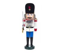 Nutcracker Danish white-blue WxHxD = 13x39x11.5 cm NEW Wooden Figure