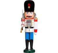 Nutcracker Danish White HxWxD = 39x13x13cm NEW Christmas Seiffen Nuts