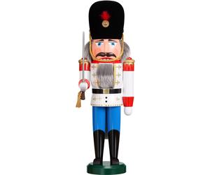 Nutcracker Danish White HxWxD = 39x13x13cm NEW Christmas Seiffen Nuts