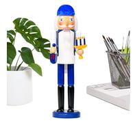 Nutcracker Decor - Traditional Wooden Soldier, Holiday Collectible Figurine | Sturdy 14inch Wood Design Feature, Perfect Indoor Outdoor Home Party Family Children Kids Mantel Shelf Display