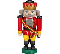 Nutcracker German HxWxD = 21x10x6cm New Christmas Seiffen Nutcracker Nuts