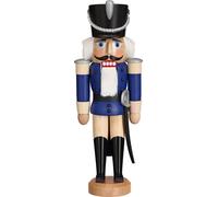 Nutcracker Husar Blue Hxwxd = 28x10x8cm New Christmas Seiffen Nutcracker Nuts