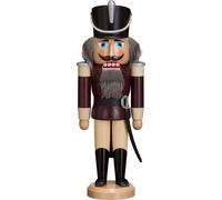 Nutcracker Hussar Aubergine HxWxD = 37x13x10cm NEW Christmas Seiffen