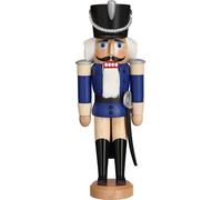 Nutcracker Hussar Blue HxWxD = 28x10x8cm New Christmas Seiffen Nuts