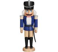 Nutcracker Hussar Blue HxWxD = 37x13x10cm New Christmas Seiffen Nuts