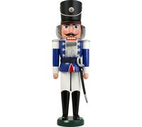 German nutcracker hussar blue, height 60 cm / 24 inch, original.. SV 11802/2 NEW