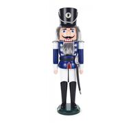 Nutcracker Hussar Blue-White 15x50x12 cm NEW Wooden Figure Christmas