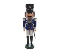 Nutcracker Hussar Blue-White 19x60x15 cm NEW Wooden Figure Christmas
