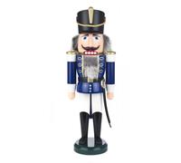 Nutcracker Hussar Blue-White WxHxD = 13x36x9 cm NEW Wooden Figurine