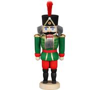 Nutcracker Hussar Green HxWxD = 15x6x4cm NEW Christmas Seiffen Nuts