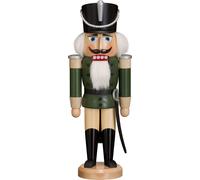 Nutcracker Hussar Green HxWxD = 37x13x10cm NEW Christmas Seiffen Nuts