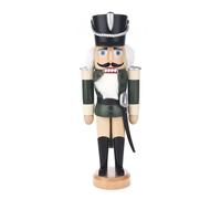 Nutcracker Hussar Green-Natural WxHxD = 13x37x10 cm NEW Wooden Figure Wood