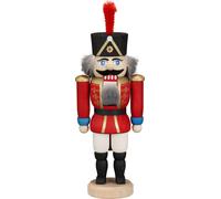Nutcracker Hussar Red HxBxT = 15x6x4cm New Christmas Seiffen Nutcracker Nuts E