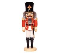 Nutcracker Hussar Red NEW 10x29x10 cm Cavalryman Parade Uniform