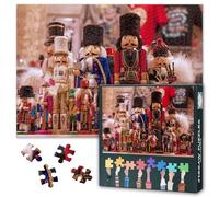 Nutcracker Jigsaw Puzzles Nutcracker on a Display Puzzle for Adults 1000 Pieces, Christmas Artwork Impossible Challenging Puzzles, 19.5 x 27.5 Inch