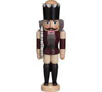 Nutcracker King Aubergine HxWxD = 29x10x8cm NEW Christmas Seiffen