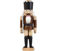 Nutcracker King Brown HxWxD = 39x13x10cm NEW Christmas Seiffen Nuts