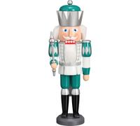 Nutcracker King Exclusive White-Silver-Mint Turquoise 14x40x12cm NEW Nutcracker