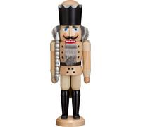 German nutcracker King natural, height 39 cm / 15 inch, origina.. SV 11201/8 NEW