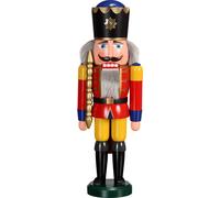 Nutcracker King Red HxWxD = 39x13x10cm New Christmas Seiffen Nutcracker Nuts