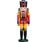 Nutcracker King Red Large HxWxD = 50x15x12cm NEW Christmas Seiffen