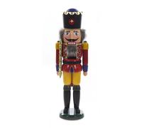 Nutcracker King red-yellow 15x50x12 cm NEW Wooden Figure Christmas
