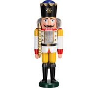 Nutcracker King White HxWxD = 39x13x10cm New Christmas Seiffen Nuts