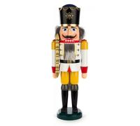 Nutcracker King White WxHxD = 13x39x9.5 cm NEW Wooden Figure