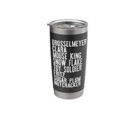 Nutcracker Leads Clara Drosselmeyer Christmas Ballet Meme Stainless Steel Insulated Tumbler
