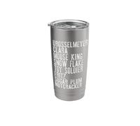 Nutcracker Leads Clara Drosselmeyer Christmas Ballet Meme Stainless Steel Insulated Tumbler