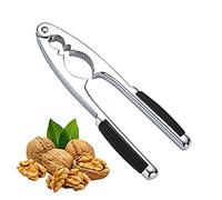 Nutcracker,Nut Crackers Heavy Duty with Non-Slip Handle,Stainless Steel Nut Opener Tool for Walnut Hazelnut Almonds Pecan Seafood