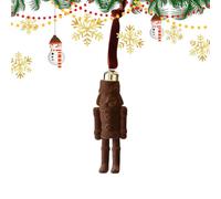 Nutcracker Ornament - Flocked Pendants | Christmas Ornaments | for Bedroom, Front Door, Bookshelf, Holiday, Photo Props, Home, Car Interior