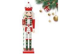 Nutcracker Ornaments | Seasonal Pendants | Wooden Nutcracker Christmas Decorations for Bedroom Living Room Fireplace Library Holiday Photo Accessories Indoor Home and Car