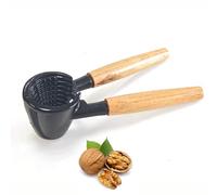 Nutcracker Pecan Walnut Plier Opener Tool with Wood Handle Nut Crackers for All Nuts Pecans Hazelnut Walnuts Non-Slip Handle
