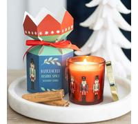 Nutcracker Print Festive Spice Tube Candle