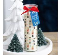 Nutcracker Print Festive Spice Tube Candle