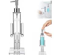 Nutcracker Shampoo Conditioner Dispenser, Shower Gel Dispenser, Pump Bottle Shampoo and Conditioner Bottles, Decorative Refillable Christmas Hand Soaps Bottle for Holiday Bathroom Home