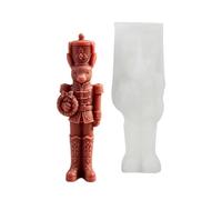 Nutcracker Silicone Mould 3D Animal Nutcracker Handmade | Resin Casting Mould for Soap Cake Aromatherapy Clay Crafts Cookies Holiday Party Home
