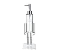 Nutcracker Soap Dispenser, Clear Acrylic Nutcracker Soap Dispenser, Decorative Soapdispenser, Refillable Christmas Hand Soaps Bottle (#1pc)